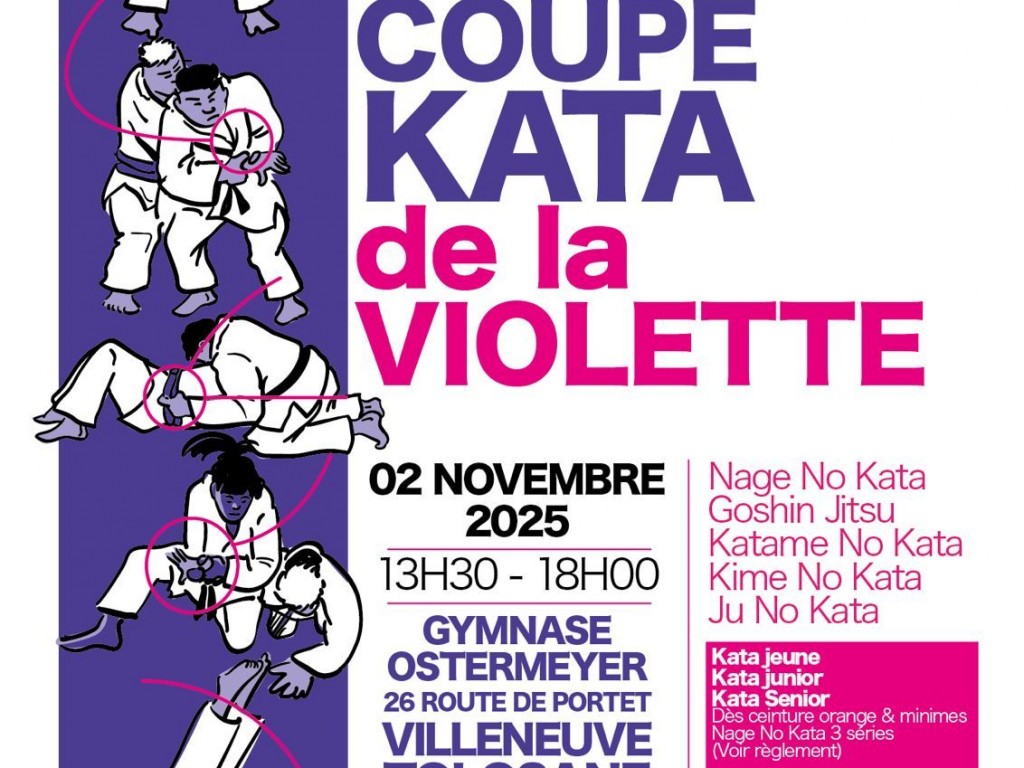 Image de l'actu '02/11/2025 - 2ème coupe kata de la violette'