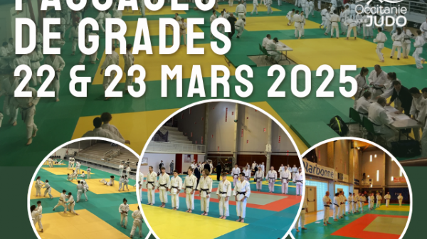 Passages de grade : 22 et 23 mars 2025